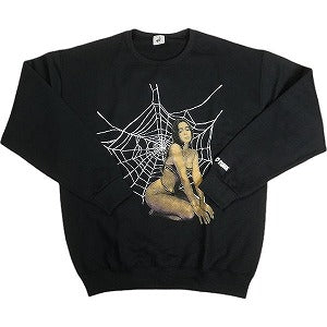 DEADLY DOLL デッドリードール Black jj spider crewneck Black クルーネックスウェット 黒 Size 【M】 【新古品・未使用品】 20805314