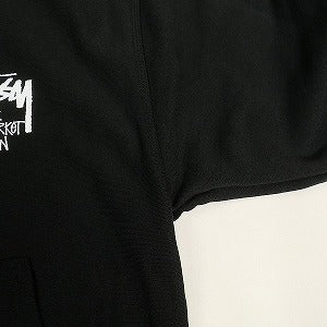 STUSSY ステューシー ×DOVER STREET MARKET 23AW STOCK DSM LONDON ZIP HOODIE BLACK ジップパーカー 黒 Size 【L】 【新古品・未使用品】 20805332