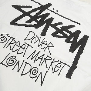 STUSSY ステューシー ×DOVER STREET MARKET 23AW STOCK DSM LONDON WHITE TEE Tシャツ 白 Size 【M】 【新古品・未使用品】 20805334