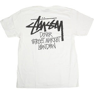 STUSSY ステューシー ×DOVER STREET MARKET 23AW STOCK DSM LONDON WHITE TEE Tシャツ 白 Size 【M】 【新古品・未使用品】 20805338