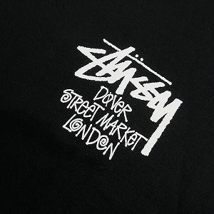 STUSSY ステューシー ×DOVER STREET MARKET 23AW STOCK DSM LONDON BLACK TEE Tシャツ 黒 Size 【S】 【新古品・未使用品】 20805341