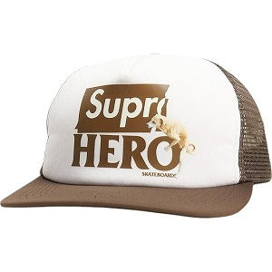 SUPREME シュプリーム ×ANTI HERO 22SS Mesh Back 5-Panel Cap Brown メッシュキャップ 茶 Size 【フリー】 【中古品-良い】 20805386