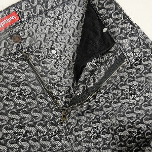 SUPREME シュプリーム 21AW Monogram Double Knee Denim Painter Pant Black パンツ 黒 Size 【W30】 【新古品・未使用品】 20805393