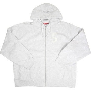 SUPREME シュプリーム 24AW S Logo Zip Up Hooded Sweatshirt Ash Grey ジップパーカー 薄灰 Size 【L】 【新古品・未使用品】 20805404