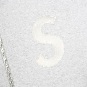 SUPREME シュプリーム 24AW S Logo Zip Up Hooded Sweatshirt Ash Grey ジップパーカー 薄灰 Size 【L】 【新古品・未使用品】 20805404