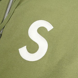 SUPREME シュプリーム 24AW S Logo Zip Up Hooded Sweatshirt Light Olive ジップパーカー オリーブ Size 【XL】 【新古品・未使用品】 20805503