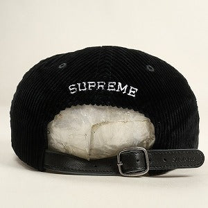 SUPREME シュプリーム 24AW Corduroy S Logo 6-Panel Black キャップ 黒 Size 【フリー】 【新古品・未使用品】 20805518