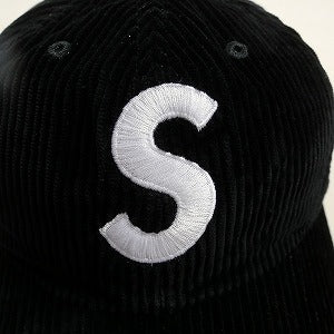 SUPREME シュプリーム 24AW Corduroy S Logo 6-Panel Black キャップ 黒 Size 【フリー】 【新古品・未使用品】 20805518