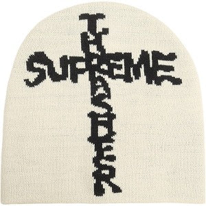 SUPREME シュプリーム ×Thrasher スラッシャー 24AW Beanie Stone ビーニー 白 Size 【フリー】 【新古品・未使用品】 20805524