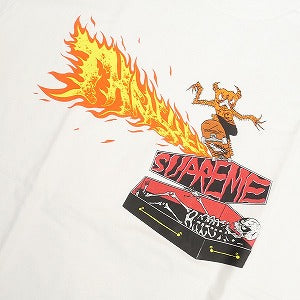 SUPREME シュプリーム ×Thrasher スラッシャー 24AW Back Tail Tee White Tシャツ 白 Size 【M】 【新古品・未使用品】 20805527