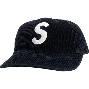 SUPREME シュプリーム 24AW Corduroy S Logo 6-Panel Navy キャップ 紺 Size 【フリー】 【新古品・未使用品】 20805530