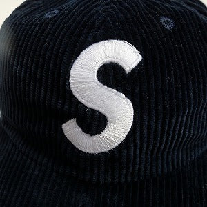 SUPREME シュプリーム 24AW Corduroy S Logo 6-Panel Navy キャップ 紺 Size 【フリー】 【新古品・未使用品】 20805530