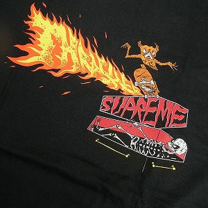 SUPREME シュプリーム ×Thrasher スラッシャー 24AW Back Tail Tee BlackTシャツ 黒 Size 【M】 【新古品・未使用品】 20805537