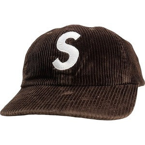 SUPREME シュプリーム 24AW Corduroy S Logo 6-Panel Dark Brown キャップ 茶 Size 【フリー】 【新古品・未使用品】 20805543