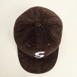 SUPREME シュプリーム 24AW Corduroy S Logo 6-Panel Dark Brown キャップ 茶 Size 【フリー】 【新古品・未使用品】 20805543