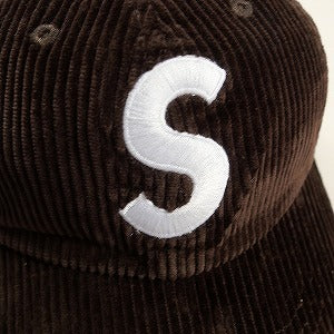 SUPREME シュプリーム 24AW Corduroy S Logo 6-Panel Dark Brown キャップ 茶 Size 【フリー】 【新古品・未使用品】 20805543