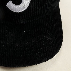 SUPREME シュプリーム 24AW Corduroy S Logo 6-Panel Black キャップ 黒 Size 【フリー】 【新古品・未使用品】 20805570