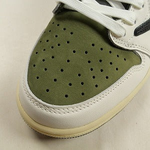 NIKE ナイキ ×Travis Scott Air Jordan 1 Low OG SP Reverse Olive DM7866-200 スニーカー オリーブ Size 【26.5cm】 【新古品・未使用品】 20805607