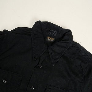 At Last ＆ Co アットラスト/BUTCHER PRODUCTS ブッチャープロダクツ WORK SHIRT BLACK 長袖シャツ 黒 Size 【14.5】 【中古品-良い】 20805631