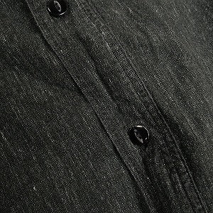 At Last ＆ Co アットラスト/BUTCHER PRODUCTS ブッチャープロダクツ BLACK CHAMBRAY SHIRT 長袖シャツ 黒 Size 【14.5】 【中古品-良い】 20805633