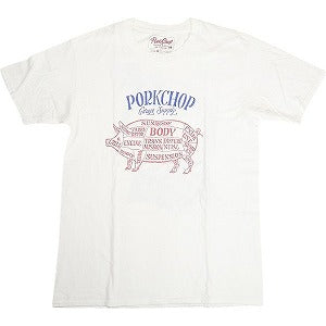 PORKCHOP GARAGE SUPPLY ポークチョップガレージサプライ PORKCHOP パブストTシャツ 白 Size 【M】 【中古品-良い】 20805643