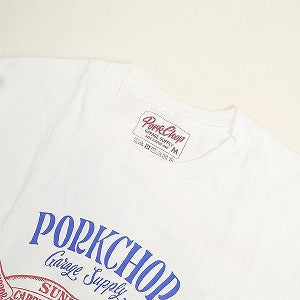 PORKCHOP GARAGE SUPPLY ポークチョップガレージサプライ PORKCHOP パブストTシャツ 白 Size 【M】 【中古品-良い】 20805643