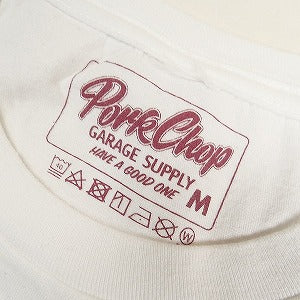 PORKCHOP GARAGE SUPPLY ポークチョップガレージサプライ PORKCHOP パブストTシャツ 白 Size 【M】 【中古品-良い】 20805643