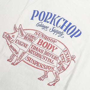 PORKCHOP GARAGE SUPPLY ポークチョップガレージサプライ PORKCHOP パブストTシャツ 白 Size 【M】 【中古品-良い】 20805643