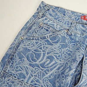 SUPREME シュプリーム 22AW Script Jacquard Double Knee Denim Painter Pant Indigo パンツ インディゴ Size 【W30】 【中古品-非常に良い】 20805657