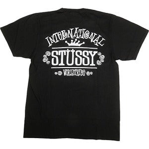 STUSSY ステューシー 24AW WORLDWIDE TEE PIGMENT DYED BLACK Tシャツ 黒 Size 【S】 【新古品・未使用品】 20805665