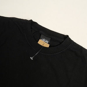 STUSSY ステューシー 24AW WORLDWIDE TEE PIGMENT DYED BLACK Tシャツ 黒 Size 【S】 【新古品・未使用品】 20805665