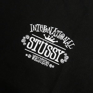 STUSSY ステューシー 24AW WORLDWIDE TEE PIGMENT DYED BLACK Tシャツ 黒 Size 【S】 【新古品・未使用品】 20805665