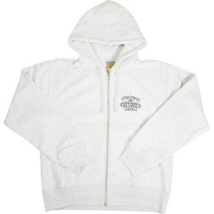 STUSSY ステューシー 24AW WORLDWIDE ZIP HOODIE Ash Heather ジップパーカー 灰 Size 【S】 【新古品・未使用品】 20805671