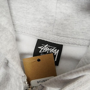 STUSSY ステューシー 24AW WORLDWIDE ZIP HOODIE Ash Heather ジップパーカー 灰 Size 【S】 【新古品・未使用品】 20805671