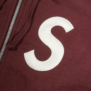 SUPREME シュプリーム 24AW S Logo Zip Up Hooded Sweatshirt Maroon ジップパーカー バーガンディー Size 【M】 【新古品・未使用品】 20805679