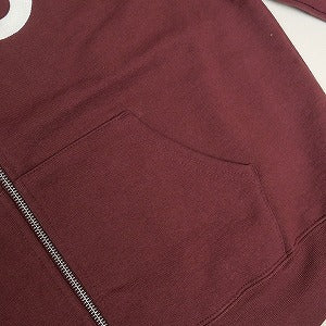 SUPREME シュプリーム 24AW S Logo Zip Up Hooded Sweatshirt Maroon ジップパーカー バーガンディー Size 【M】 【新古品・未使用品】 20805679