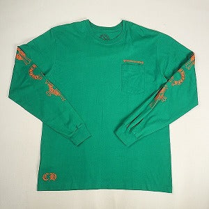 CHROME HEARTS クロム・ハーツ Horseshoe L/S Tee Green ロンT 緑 Size 【XL】 【中古品-非常に良い】 20805711