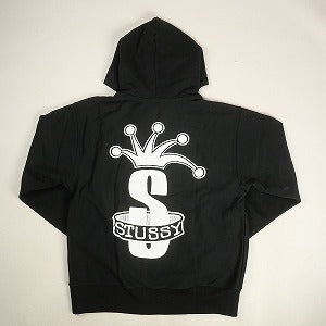 STUSSY ステューシー 24AW CROWN BAND ZIP HOODIE BLACK ジップパーカー 黒 Size 【S】 【新古品・未使用品】 20805722