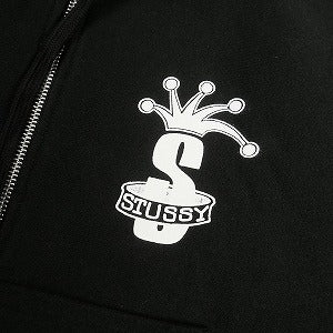 STUSSY ステューシー 24AW CROWN BAND ZIP HOODIE BLACK ジップパーカー 黒 Size 【S】 【新古品・未使用品】 20805722