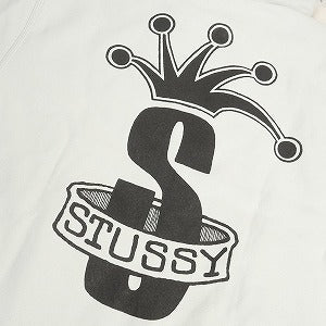 STUSSY ステューシー 24AW CROWN BAND ZIP HOODIE WHITE ジップパーカー 白 Size 【S】 【新古品・未使用品】 20805723