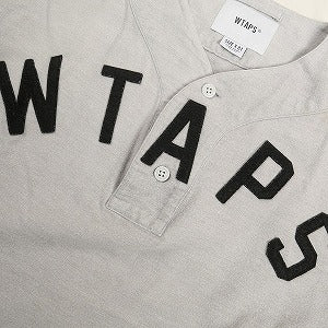 WTAPS ダブルタップス 22SS LEAGUE/SS/COTTON. FLANNEL  GREY ゲームシャツ 灰 Size 【S】 【中古品-良い】 20805732