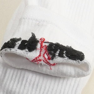 SUPREME シュプリーム ×NIKE Jordan 24AW Crew Socks White 靴下 白 Size 【M】 【新古品・未使用品】 20806068