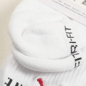 SUPREME シュプリーム ×NIKE Jordan 24AW Crew Socks White 靴下 白 Size 【M】 【新古品・未使用品】 20806068