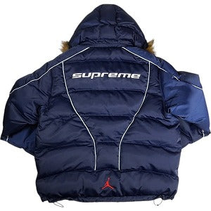 SUPREME シュプリーム ×NIKE Jordan 24AW Puffer Jacket Navy ジャケット 紺 Size 【L】 【新古品・未使用品】 20806076