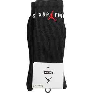 SUPREME シュプリーム ×NIKE Jordan 24AW Crew Socks Black 靴下 黒 Size 【L】 【新古品・未使用品】 20806094