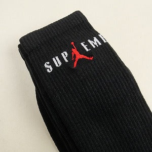 SUPREME シュプリーム ×NIKE Jordan 24AW Crew Socks Black 靴下 黒 Size 【L】 【新古品・未使用品】 20806094