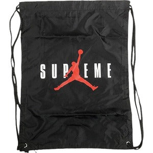 SUPREME シュプリーム ×NIKE Jordan 24AW Drawstring Bag Black バッグ 黒 Size 【フリー】 【新古品・未使用品】 20806105