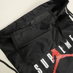 SUPREME シュプリーム ×NIKE Jordan 24AW Drawstring Bag Black バッグ 黒 Size 【フリー】 【新古品・未使用品】 20806105