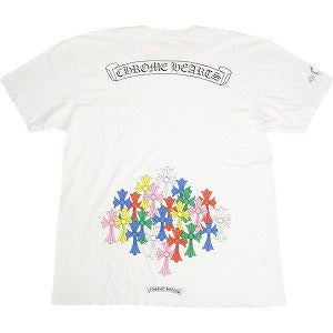 CHROME HEARTS クロム・ハーツ MULTI COLOR CROSS CEMETERY T-SHIRT WHITE Tシャツ 白 Size 【XL】 【中古品-良い】 20806116