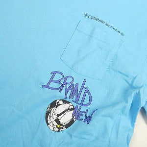 CHROME HEARTS クロム・ハーツ ×MATTY BOY BRAIN NEW T-SHIRT BLUE Tシャツ 水色 Size 【XL】 【中古品-良い】 20806117